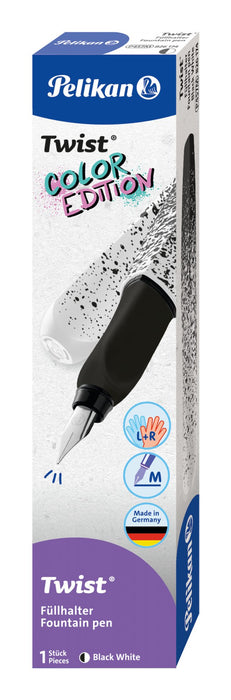 EAN 4012700826176 - Pelikan 826174 pluma estilográfica Sistema de carga por cartucho Negro, Blanco 1 pieza(s) imagen 1