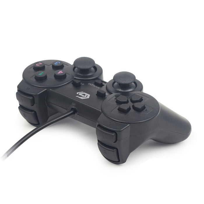 EAN 8716309087636 - Gembird JPD-UDV-01 mando y volante Negro USB 2.0 Gamepad Analógico/Digital PC imagen 4