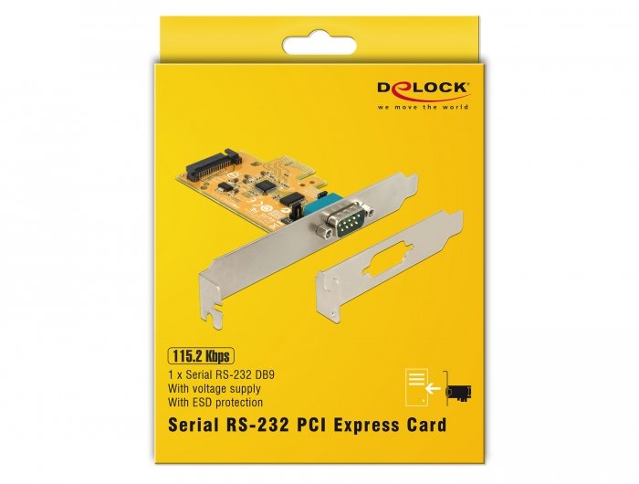 EAN 4043619902934 - DeLOCK 90293 tarjeta y adaptador de interfaz Interno RS-232 imagen 4