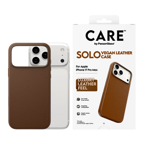 EAN 5715685037702 - PanzerGlass CARE™ by ® Solo Case Brown iPhone 17 Pro Max funda para teléfono móvil Marrón imagen 2