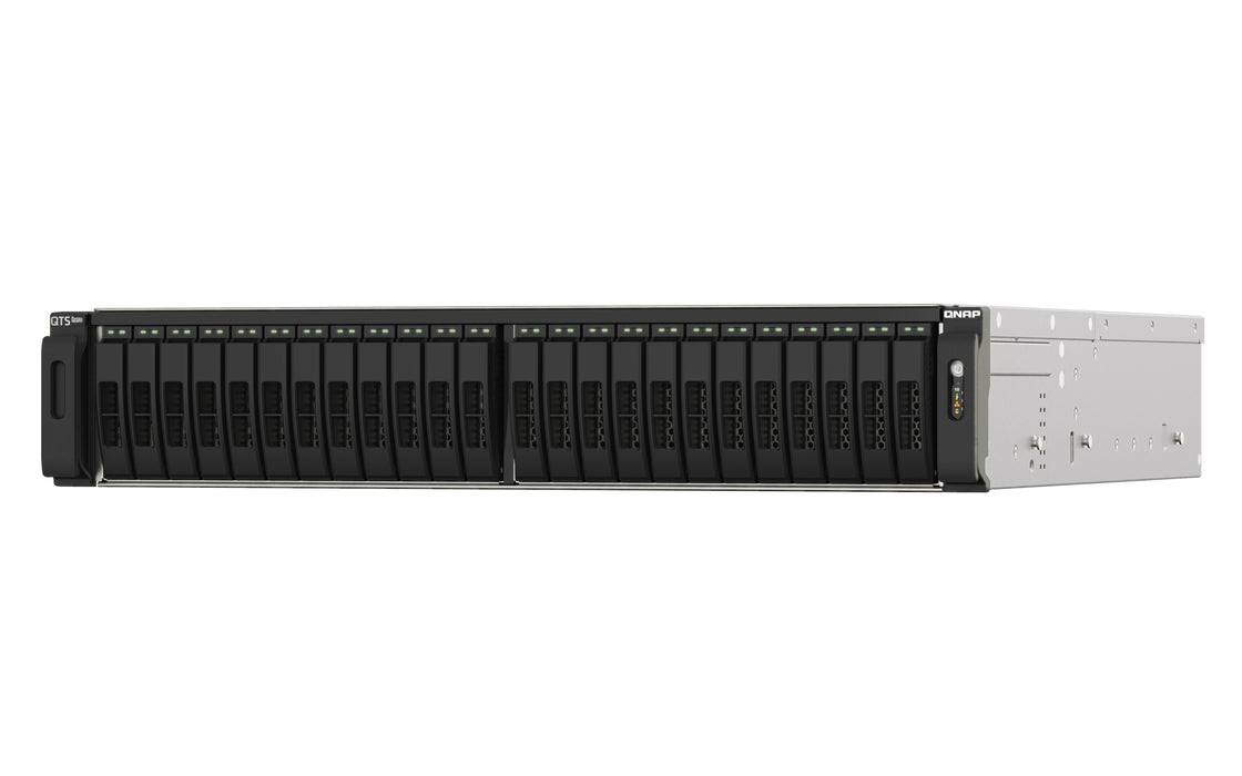 EAN 4713213518380 - QNAP TS-h2490FU NAS Bastidor (2U) EPYC 7302P 128 GB DDR4 0 TB QuTS hero Negro, Gris imagen 4