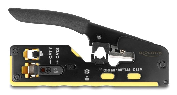 EAN 4043619905836 - DeLOCK 90583 crimpadora Herramienta para prensar Negro, Amarillo imagen 4