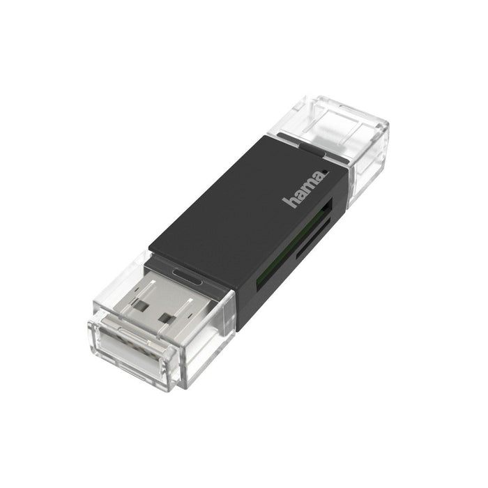EAN 4047443437938 - Hama 00200130 lector de tarjeta USB/Micro-USB Negro imagen 1