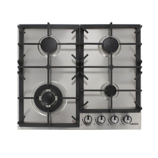 EAN 5608475027857 - Haeger PG-4GI.005A hobs Acero inoxidable Integrado 60 cm Encimera de gas 4 zona(s) imagen 1