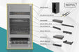 EAN 4016032477525 - Digitus DN-10-SET-3-B armario rack 12U Bastidor de pared Negro imagen 1