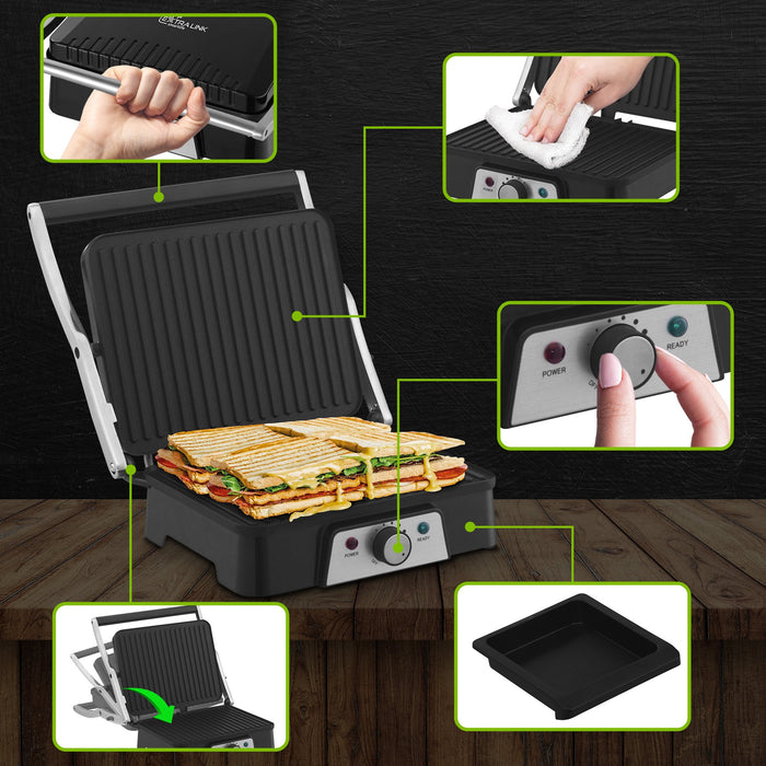 EAN 5905090336884 - Extralink SMART LIFE ELECTRIC GRILL SJ-36 parrilla eléctrica de contacto imagen 9