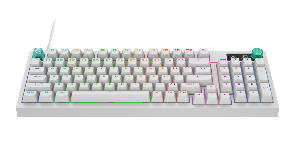 EAN 5099206137578 - Logitech G G316 X 98 teclado Juego USB AZERTY Francés Blanco imagen 3