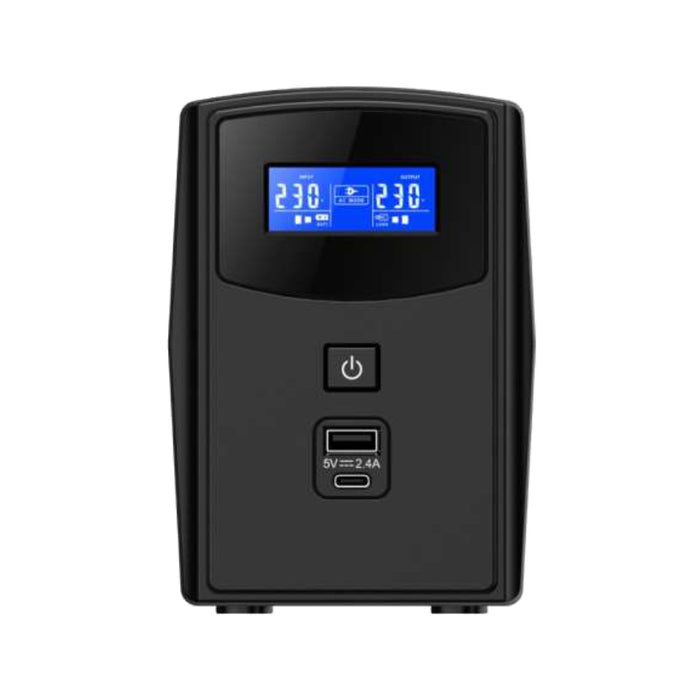 EAN 5605922012046 - Phasak PH 7310 sistema de alimentación ininterrumpida (UPS) Línea interactiva 0,6 kVA 4 salidas AC imagen 1