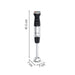 EAN 3016667291672 - Moulinex DD6718 licuadora Batidora de inmersión 1000 W Negro, Acero inoxidable imagen 4