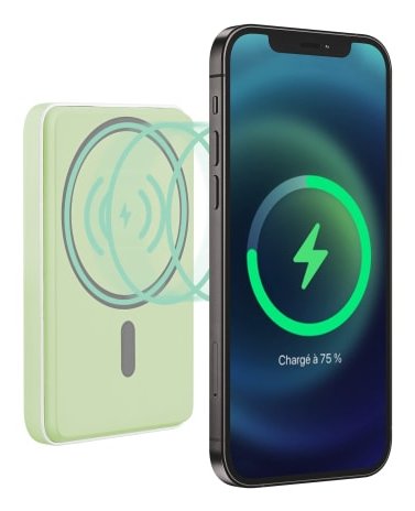 EAN 3303170117729 - T'nB PBUMAG5GR batería externa 5000 mAh Cargador inalámbrico Verde imagen 5