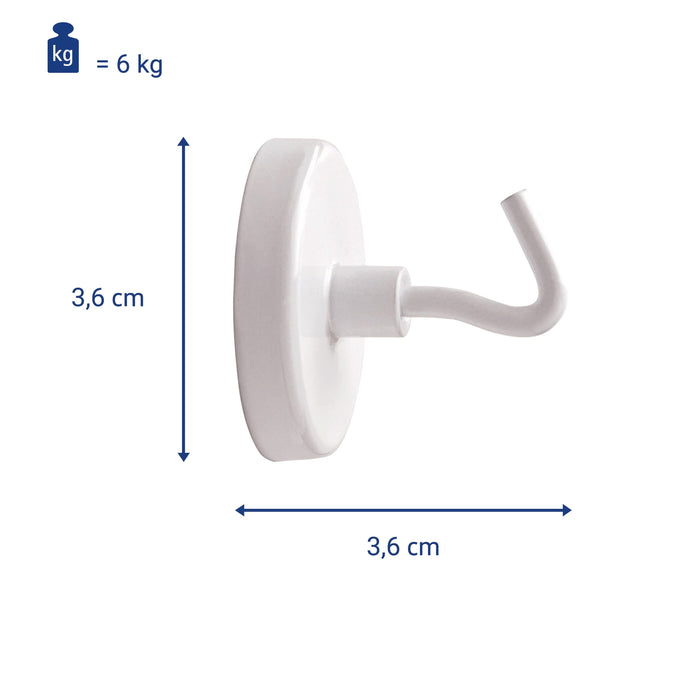 EAN 4002390022538 - MAUL 6158002 gancho para almacenamiento Interior Gancho universal Blanco imagen 12