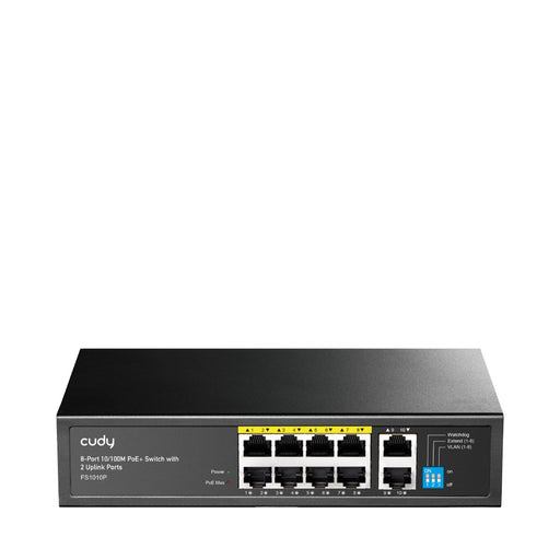 EAN 6971690790974 - Cudy FS1010P switch Fast Ethernet (10/100) Energía sobre Ethernet (PoE) Negro imagen 1