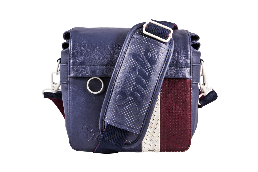 EAN 8420738165222 - Smile 111652240199 estuche para cámara fotográfica Bandolera Azul, Granate, Blanco imagen 1
