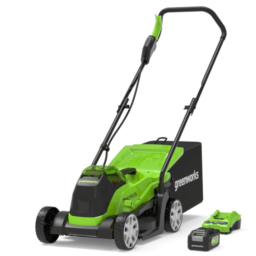 EAN 6952909074207 - Greenworks 2516107UB cortadora de césped Cortacésped de empuje a gasolina Batería Negro, Verde imagen 1