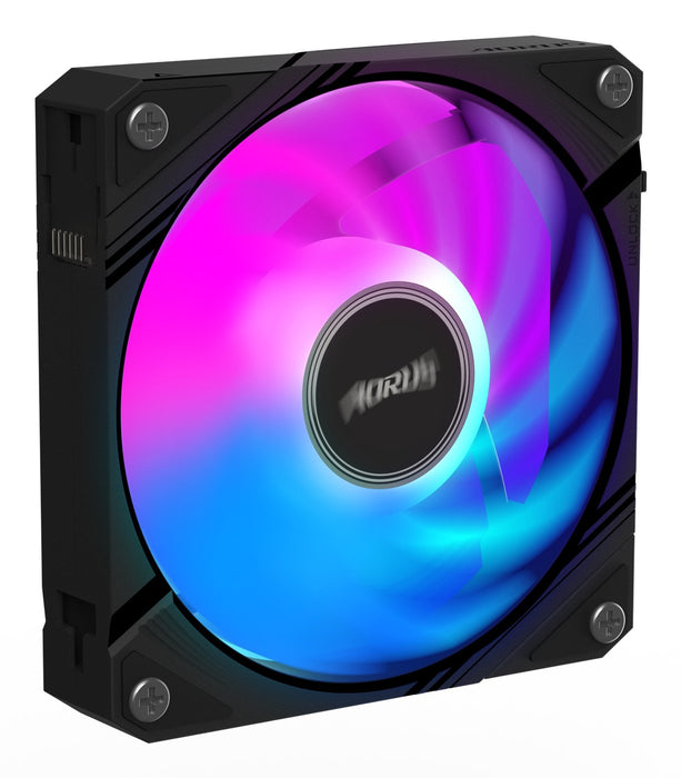 EAN 4719331555184 - GIGABYTE AORUS EZ CHAIN FAN 120 Placa base Ventilador 12 cm Negro 1 pieza(s) imagen 3