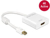 EAN 4043619626120 - DeLOCK 62612 adaptador de cable de vídeo 0,2 m Mini DisplayPort HDMI tipo A (Estándar) Blanco imagen 2