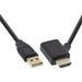 EAN 4043718119318 - InLine 17600I adaptador de cable de vídeo 0,5 m HDMI USB-A Negro imagen 1