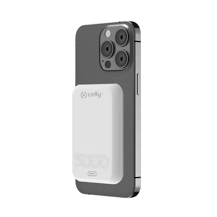 EAN 8021735197751 - Celly MAGPB5000EVOWH batería externa 5000 mAh Cargador inalámbrico Blanco imagen 3