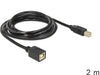 EAN 4043619834273 - DeLOCK USB2.0-B - USB2.0-B, 2m cable USB USB B Negro imagen 1