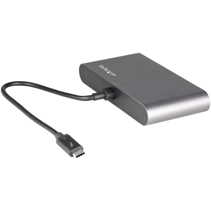 EAN 0065030888059 - StarTech.com TB3DKM2DPL base para portátil y replicador de puertos Alámbrico Gris imagen 3