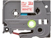 EAN 0012502625803 - Brother TZE-252 cinta para impresora de etiquetas Rojo sobre blanco imagen 2