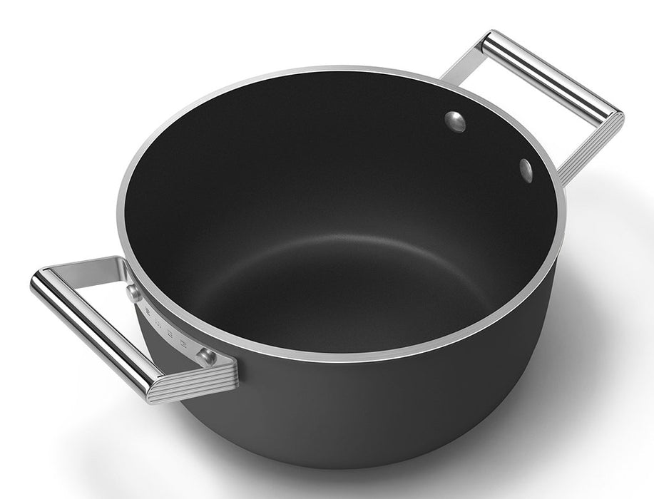 EAN 8017709356019 - Smeg CSF2412BLM batería de cocina Negro Aluminio, Acero inoxidable 5,4 L 24 cm imagen 8