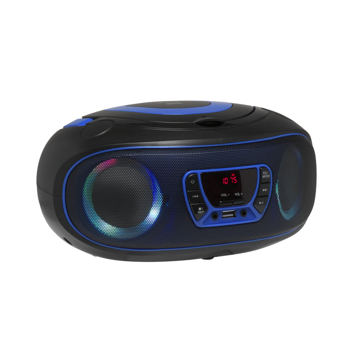 EAN 5706751040702 - Denver TCL-212BT BLUE Reproductor de CD portátil Negro, Azul imagen 4
