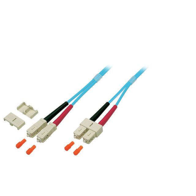 EAN 4049759027896 - EFB Elektronik O7413.10 Cable de fibra óptica e InfiniBand 10 m SC Turquesa imagen 1