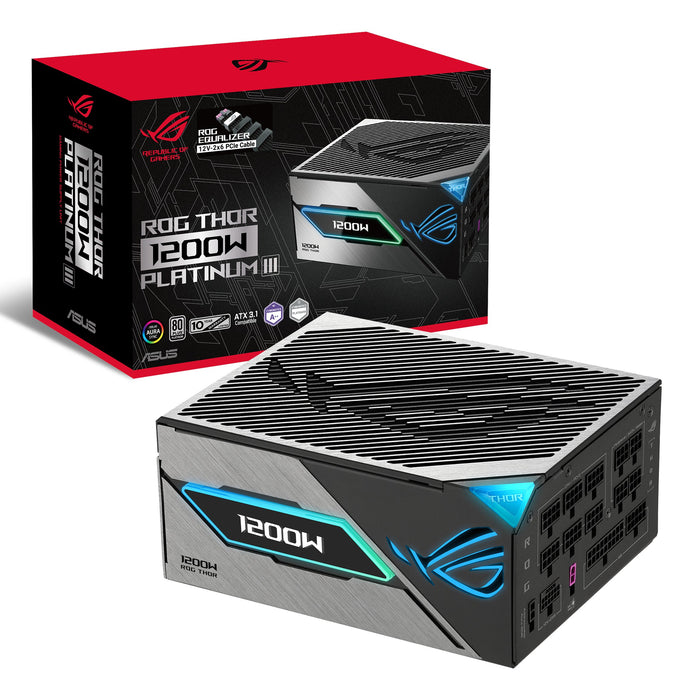 EAN 4711636457729 - ASUS ROG -THOR-1200P3-GAMING-E unidad de fuente de alimentación 1200 W 24-pin ATX ATX Negro imagen 12