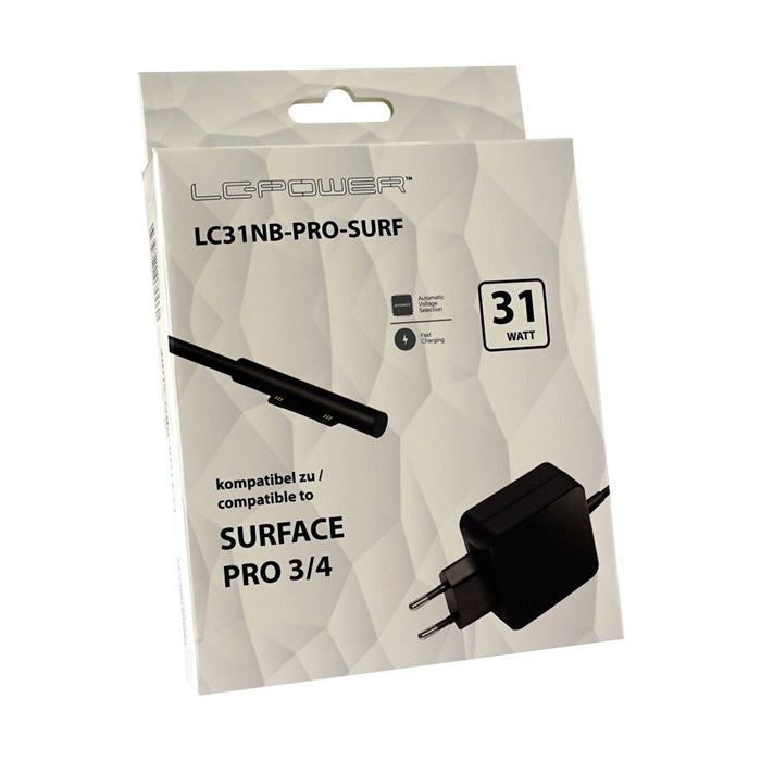 EAN 4260070127434 - LC-Power LC31NB-PRO-SURF adaptador e inversor de corriente Interior 31 W Negro imagen 3