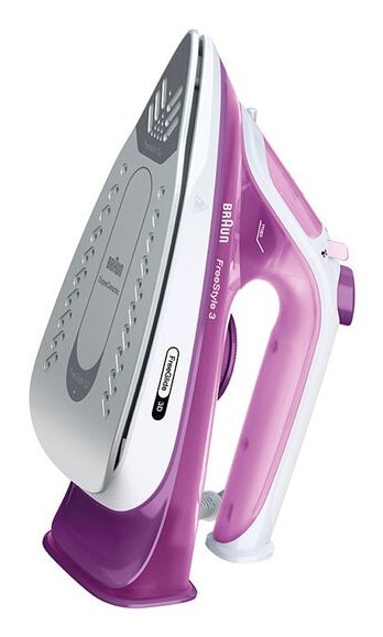 EAN 8021098001900 - Braun FreeStyle 3 FI 3124 Plancha vapor-seco Suela de cerámica 2400 W Púrpura imagen 2