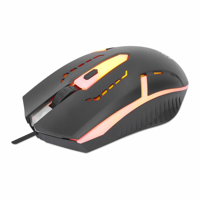 EAN 0766623190206 - Manhattan 190206 ratón Juego Ambidextro USB tipo A 1500 DPI imagen 1
