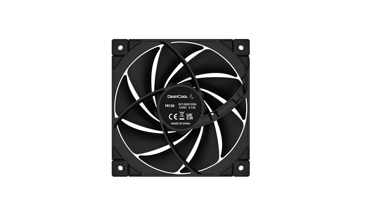 EAN 6933412710615 - DeepCool FK120-3 in 1 Procesador Ventilador 12 cm Negro 3 pieza(s) imagen 6