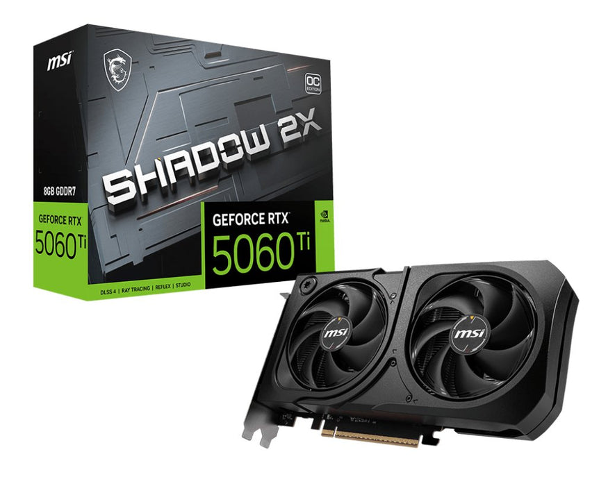 EAN 4711377352000 - MSI GEFORCE RTX 5060 TI 8G SHADOW 2X OC PLUS tarjeta gráfica NVIDIA 8 GB GDDR7 imagen 1