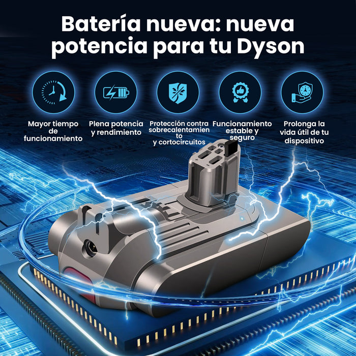 EAN 5907207222998 - Extralink BATERIA DYSON, V11 (CLICK TYPE) 25.2V 4000MAH Batería Aspiradora sin cables imagen 8