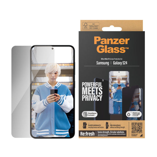 EAN 5711724173509 - PanzerGlass ® Privacy Screen Protector Samsung Galaxy S24 | Ultra-Wide Fit w. EasyAligner Protector de pa imagen 2
