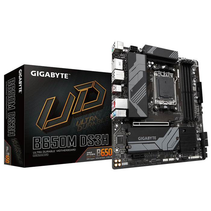 EAN 4719331849825 - GIGABYTE B650M DS3H placa base AMD B650 Zócalo AM5 micro ATX imagen 1