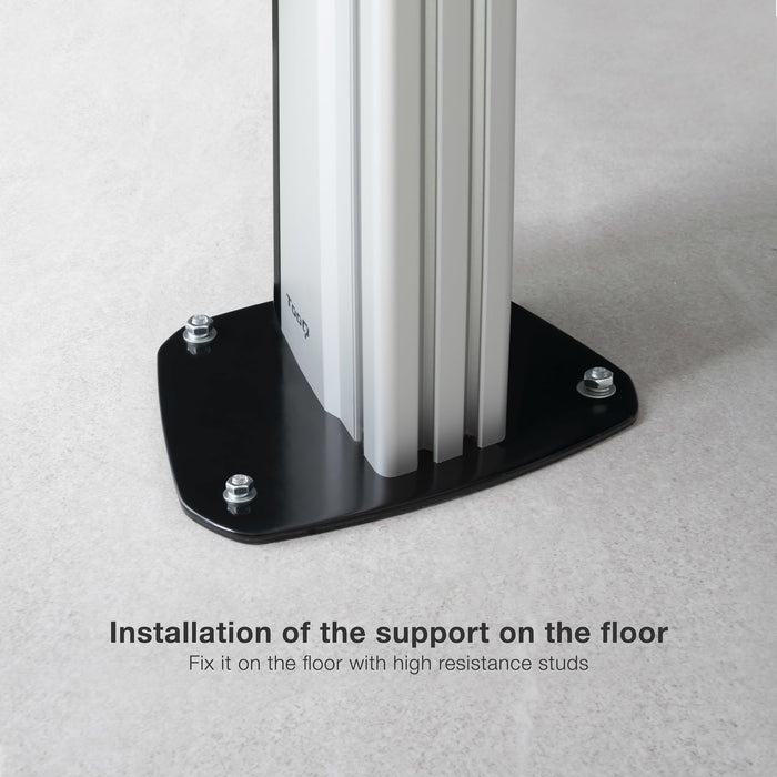 EAN 8433281010703 - TooQ FS2270M-B soporte para pantalla de señalización 177,8 cm (70") Plata imagen 5