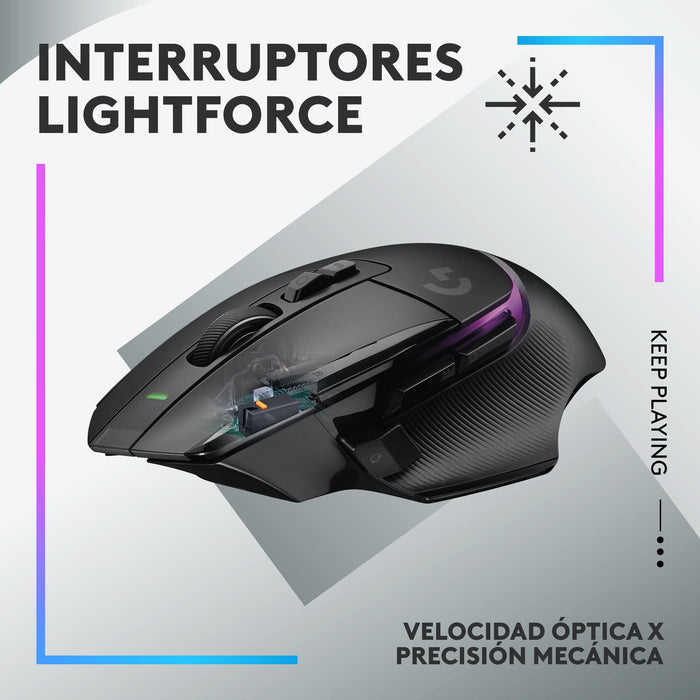EAN 5099206096349 - Logitech G 910-006163 ratón Juego mano derecha RF inalámbrico Óptico 25600 DPI imagen 9