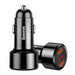 EAN 6953156293212 - Baseus CCMLC20A-01 cargador de dispositivo móvil Smartphone Negro USB Carga rápida Auto imagen 1