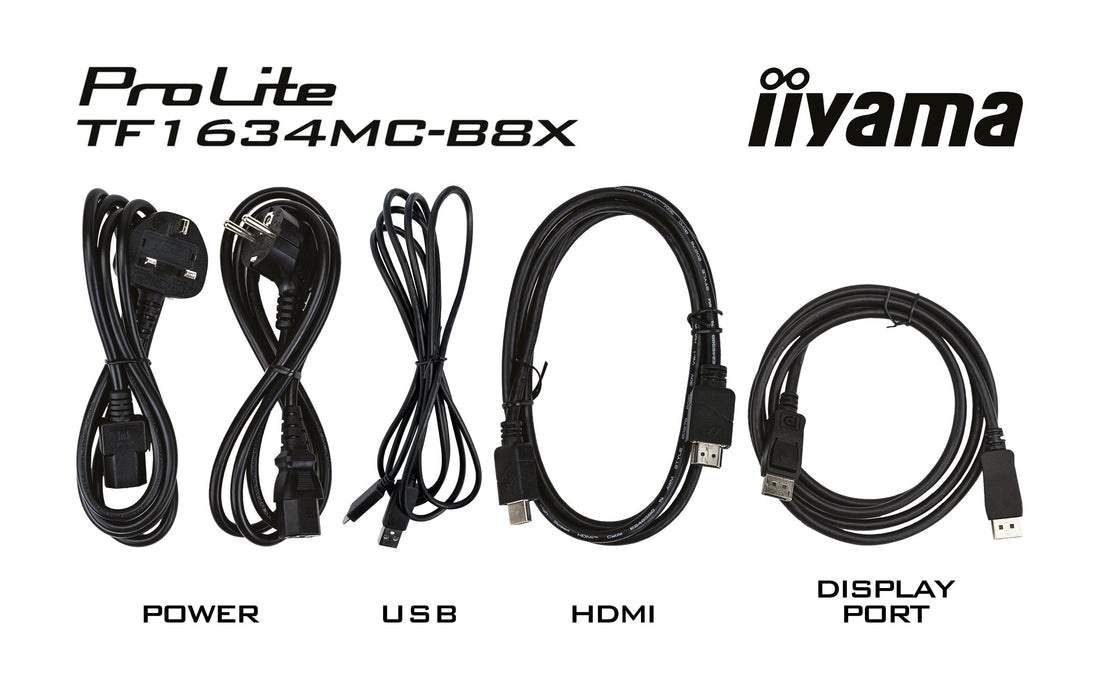 EAN 4948570118342 - iiyama ProLite TF1634MC-B8X pantalla para PC 39,6 cm (15.6") 1920 x 1080 Pixeles Full HD LED Pantalla tác imagen 10