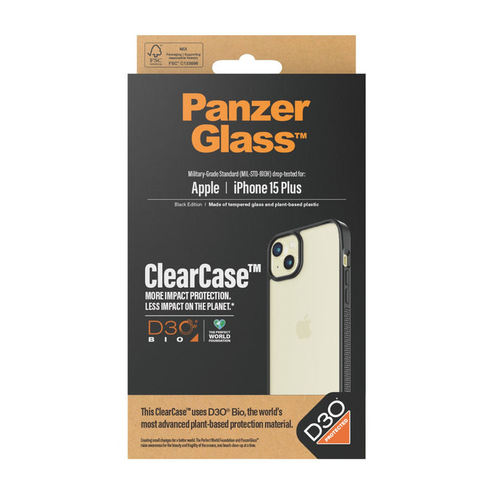 EAN 5711724011788 - PanzerGlass ® ClearCase Transparent & D3O® iPhone 15 Plus funda para teléfono móvil 17 cm (6.7") Transpar imagen 3