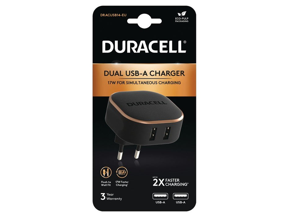 EAN 5056304310197 - Duracell DRACUSB14-EU cargador de dispositivo móvil Negro imagen 2
