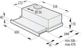 EAN 3838782388484 - Gorenje TH64E4BG Semintegrada (extraíble) Negro 450 m³/h imagen 7