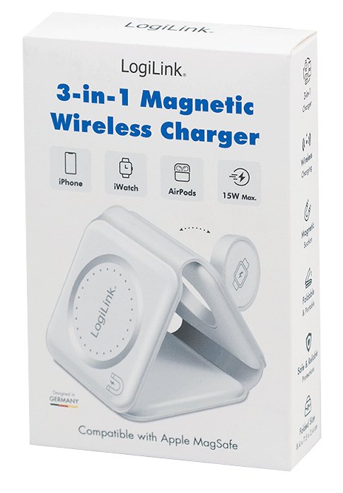 EAN 4052792075090 - LogiLink PA0344 cargador de dispositivo móvil Universal Blanco USB Cargador inalámbrico Carga rápida Inte imagen 8