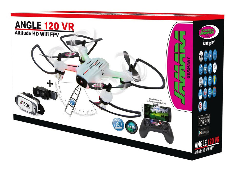 EAN 4042774436407 - Jamara 422029 dron con cámara 4 rotores Cuadricóptero Blanco imagen 2