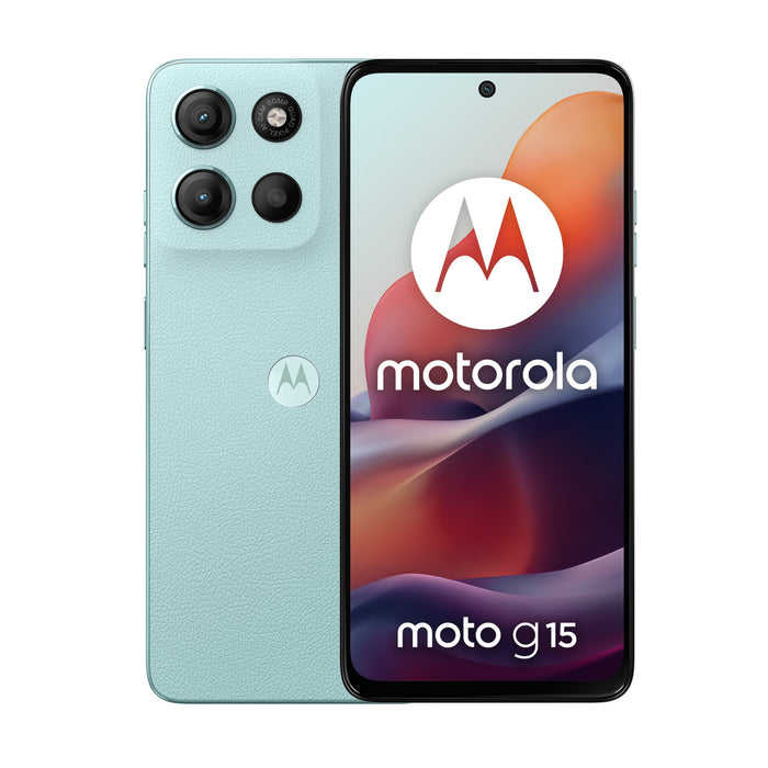 EAN 0840023295805 - Motorola moto g15 17,1 cm (6.72") SIM doble Android 15 4G USB Tipo C 8 GB 128 GB 5200 mAh Azul claro imagen 2