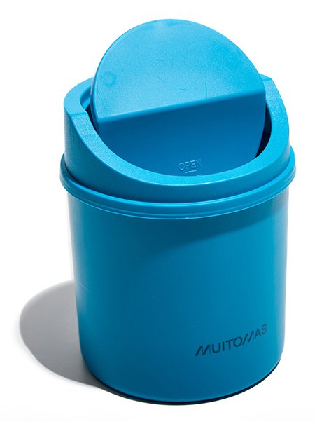 EAN 8021735210238 - Muitomas DESKBINBL papelera Alrededor Plástico Azul imagen 2