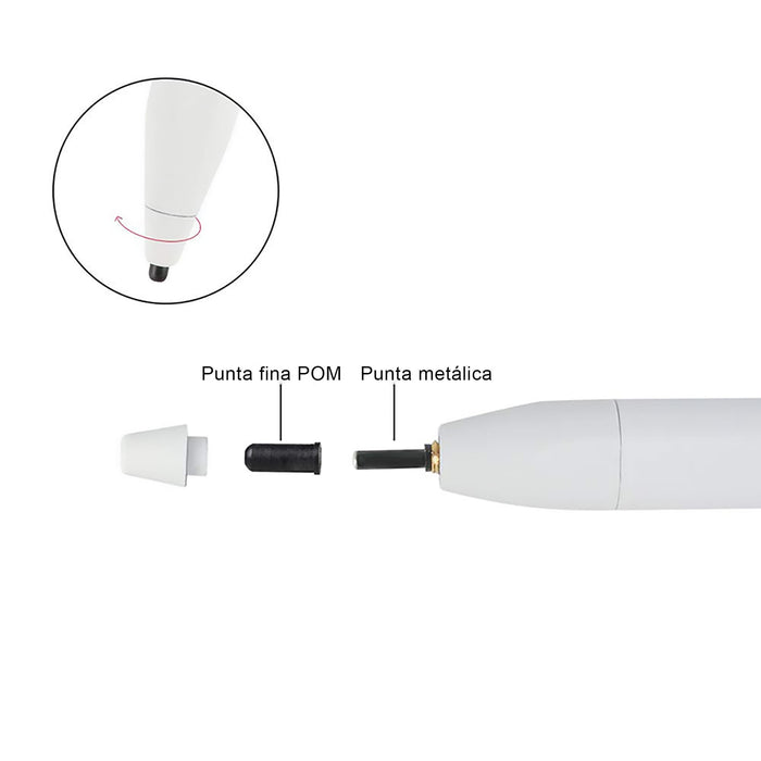 EAN 8436588881786 - Leotec ePen lápiz digital 13 g Blanco imagen 3