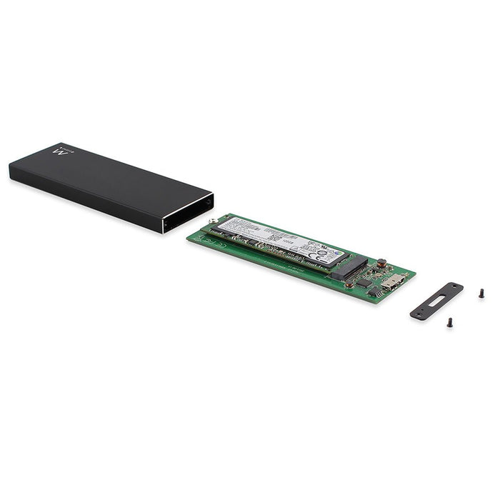 EAN 8056045878663 - Ewent EW7023 caja para disco duro externo Caja externa para unidad de estado sólido (SSD) Negro M.2 imagen 2